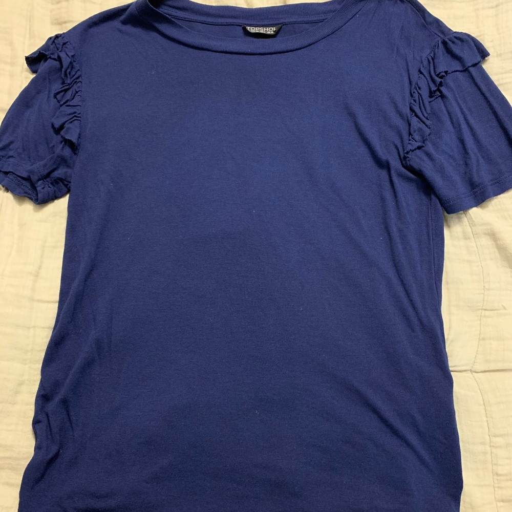 Topshop navy shirt